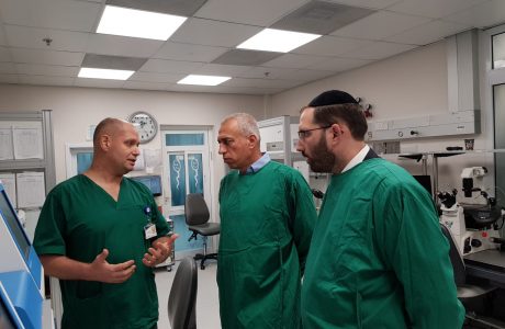 ראש חטיבת בריאות במכבי ערך סיור במוקד הפיקוח של בוני עולם